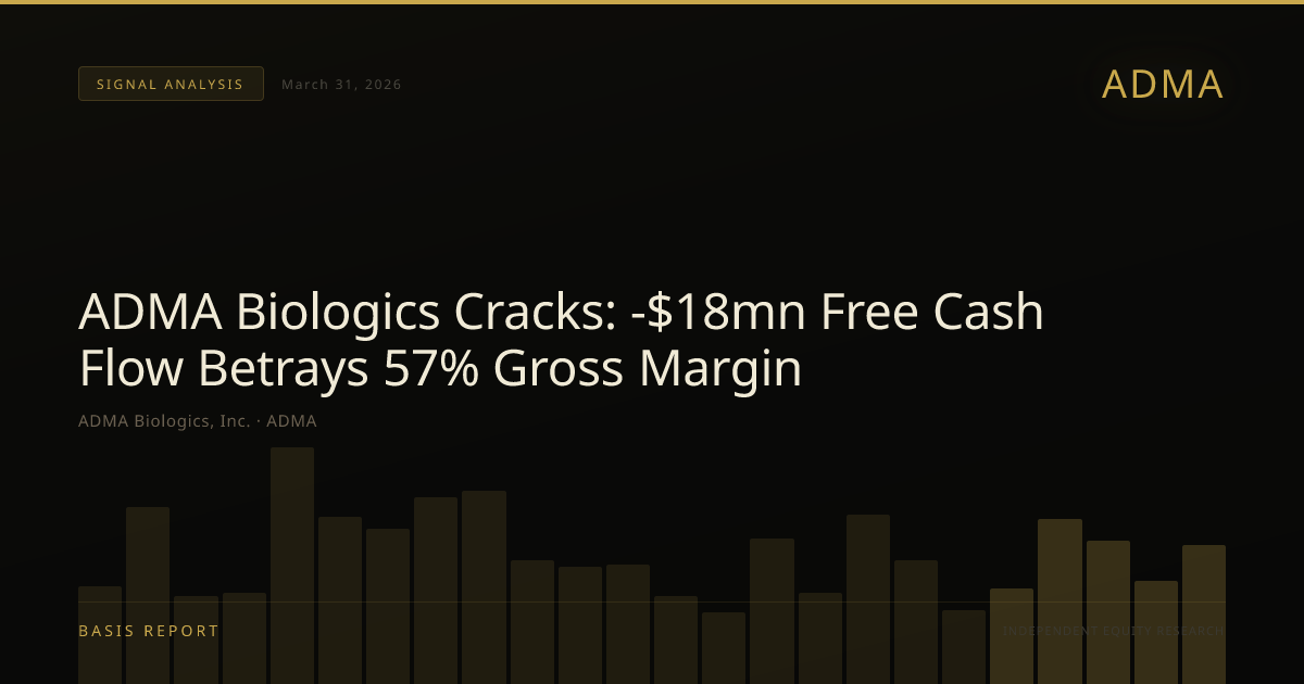 ADMA Biologics, Inc. (ADMA) — stock analysis