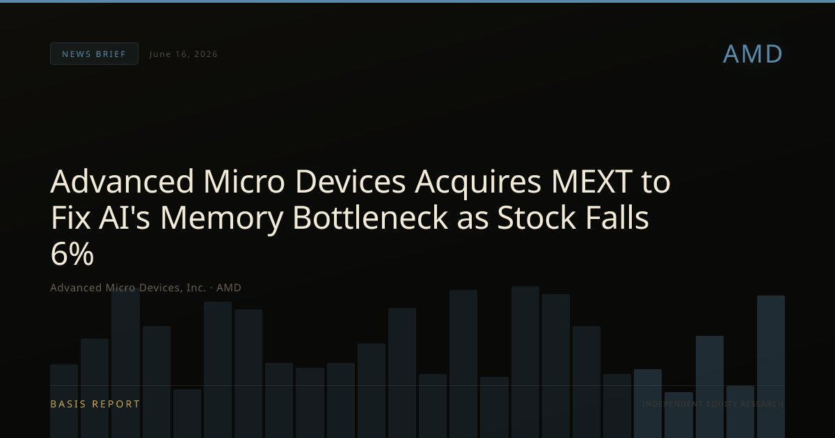 Advanced Micro Devices, Inc. (AMD) — stock analysis