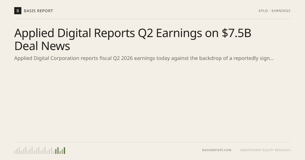 Applied Digital Corporation (APLD) — stock analysis