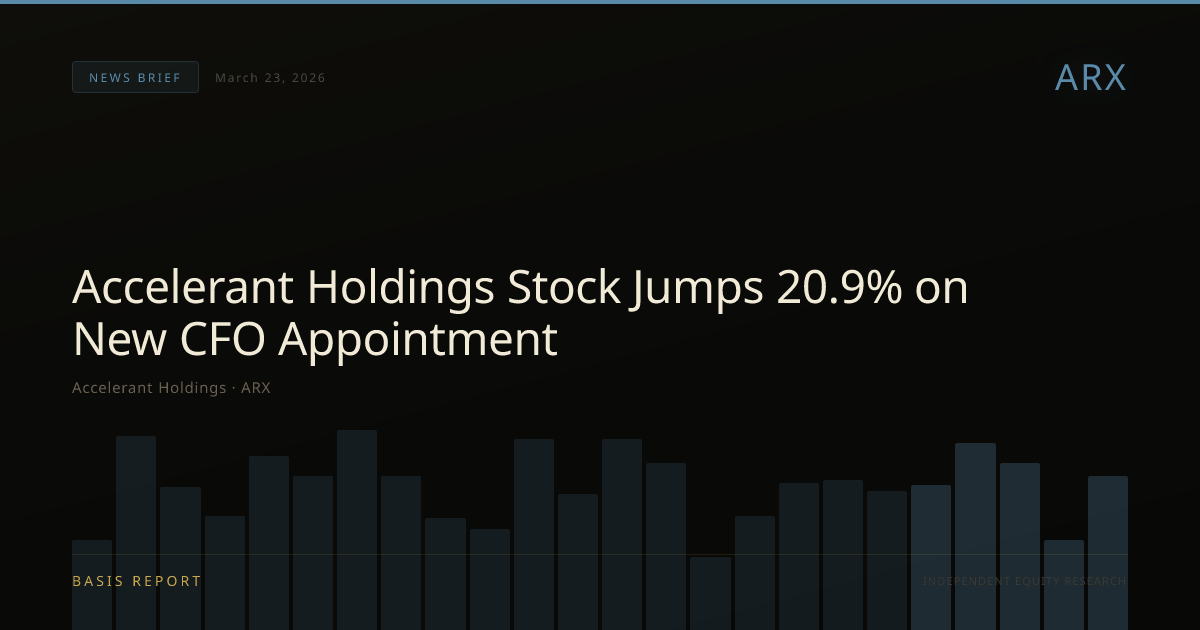 Accelerant Holdings (ARX) — stock analysis