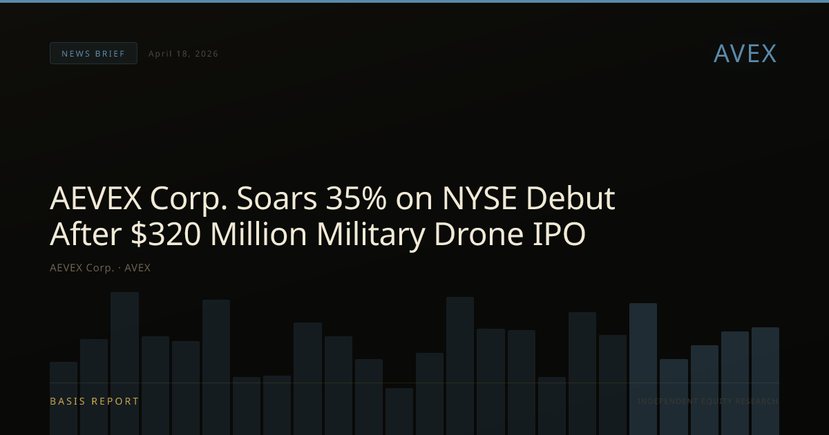 AEVEX Corp. (AVEX) — stock analysis