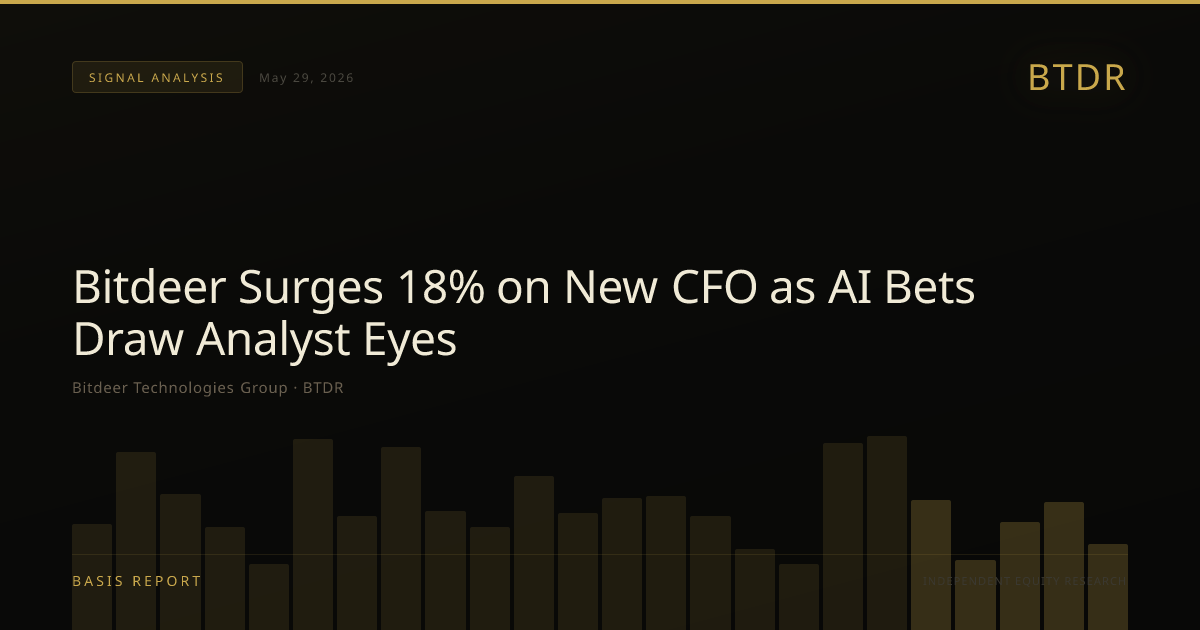 Bitdeer Technologies Group (BTDR) — stock analysis