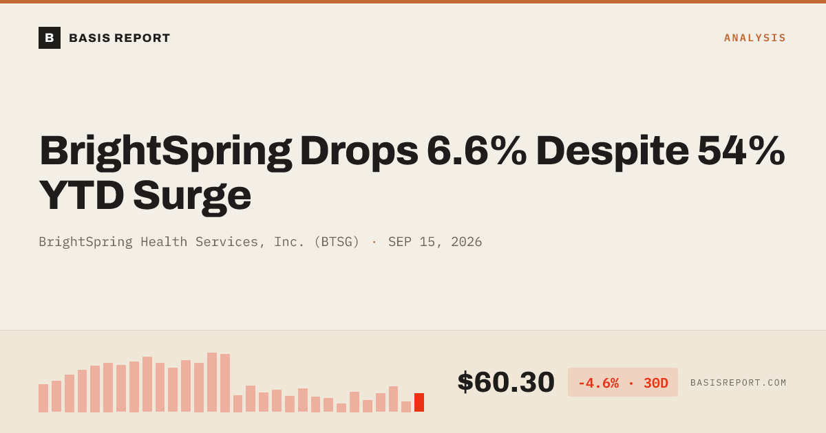 BrightSpring Health Services, Inc. (BTSG) stock analysis