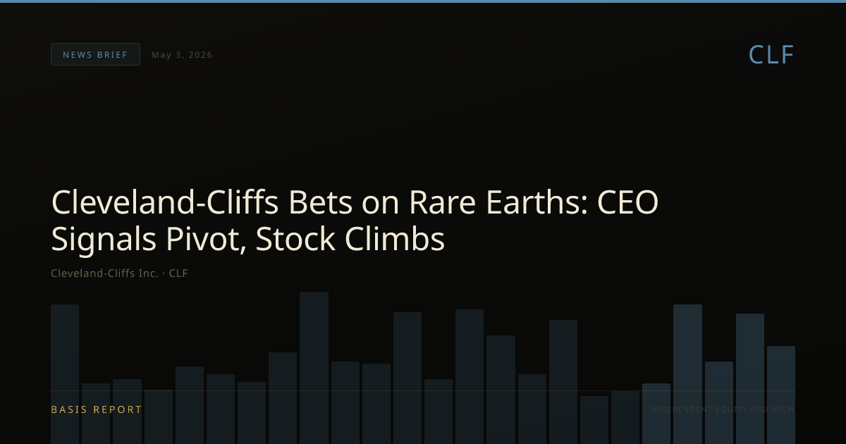 Cleveland-Cliffs Inc. (CLF) — stock analysis