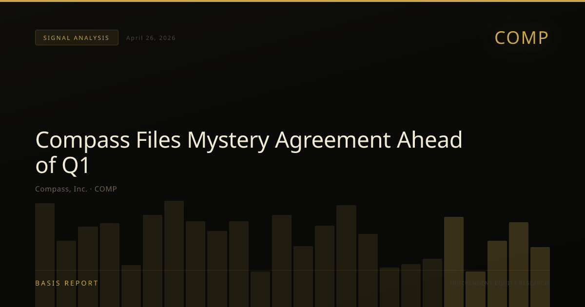 Compass, Inc. (COMP) — stock analysis