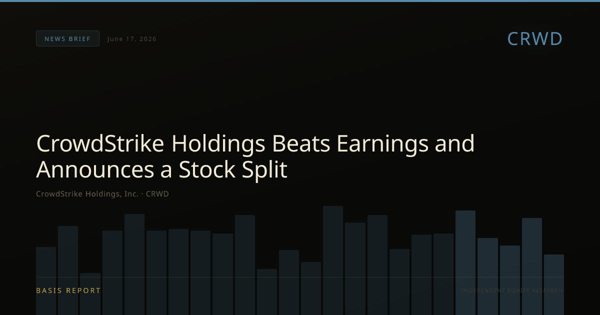 CrowdStrike Holdings, Inc. (CRWD) — stock analysis
