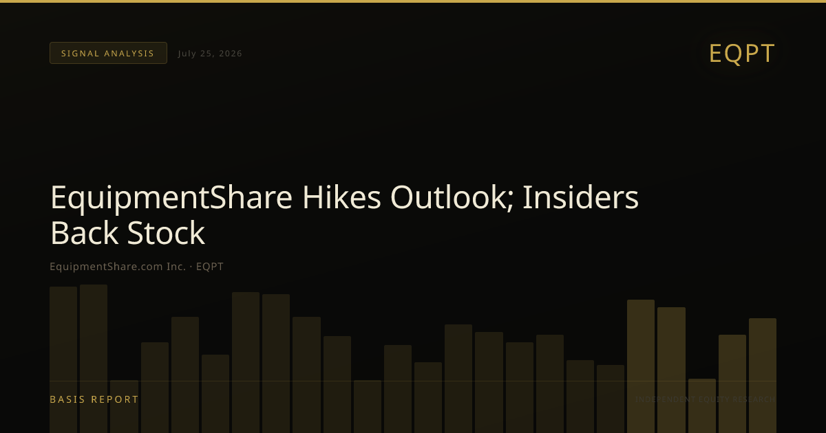 EquipmentShare.com Inc. (EQPT) — stock analysis