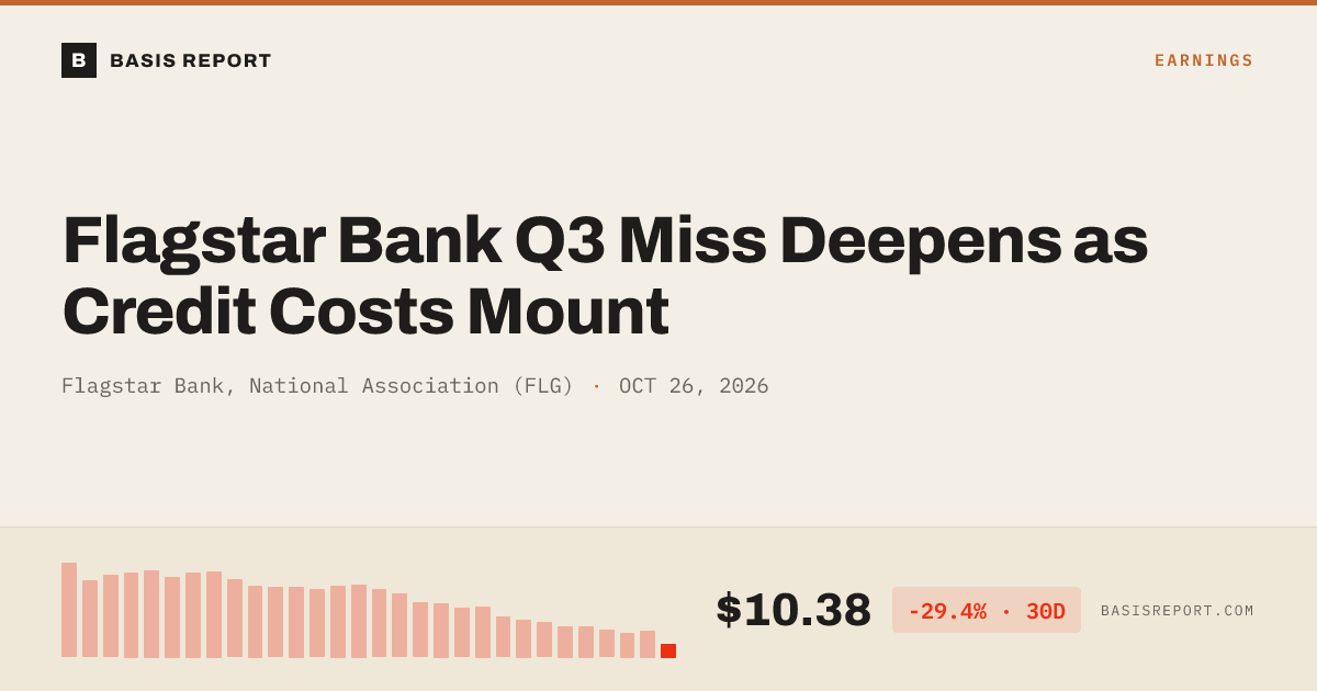 Flagstar Bank, National Association (FLG) stock analysis