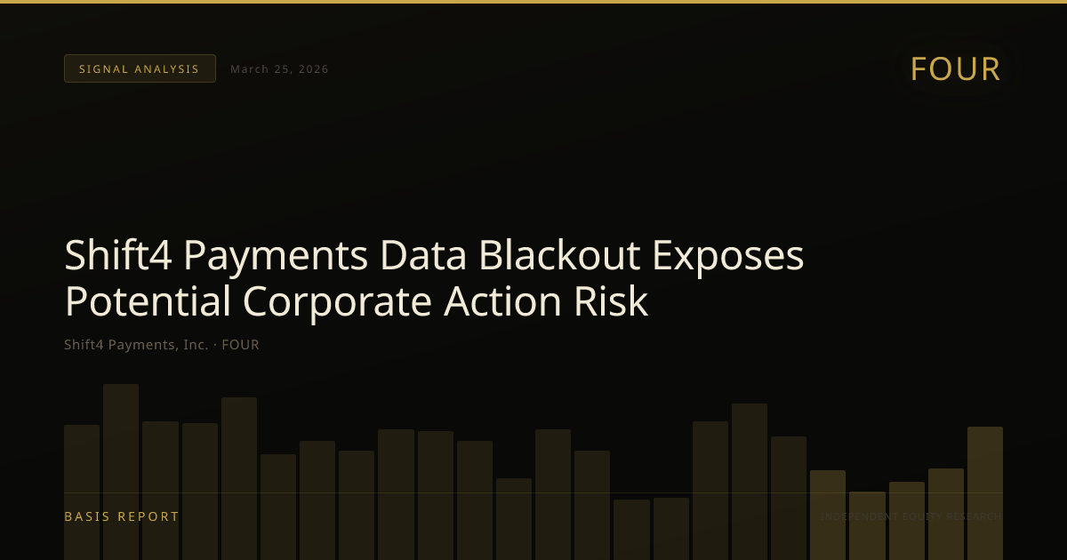 Shift4 Payments, Inc. (FOUR) — stock analysis
