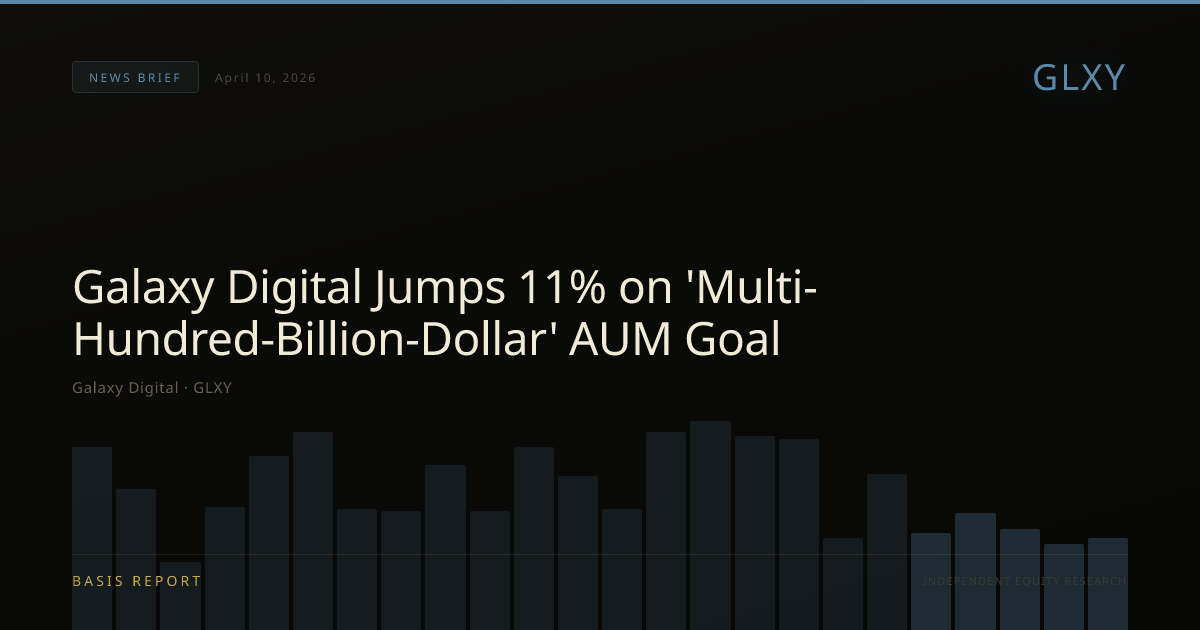 Galaxy Digital (GLXY) — stock analysis
