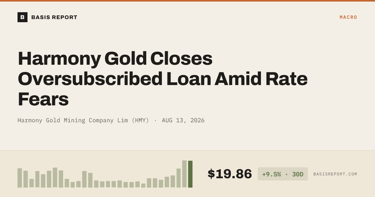 Harmony Gold Mining Company Lim (HMY) stock analysis