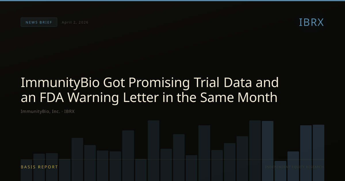 ImmunityBio, Inc. (IBRX) — stock analysis