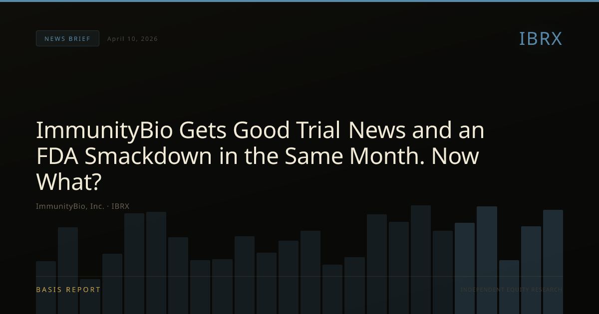 ImmunityBio, Inc. (IBRX) — stock analysis