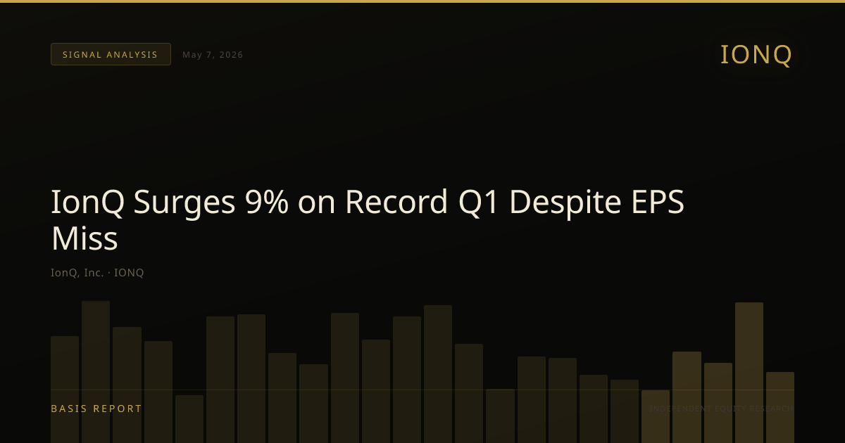 IonQ, Inc. (IONQ) — stock analysis