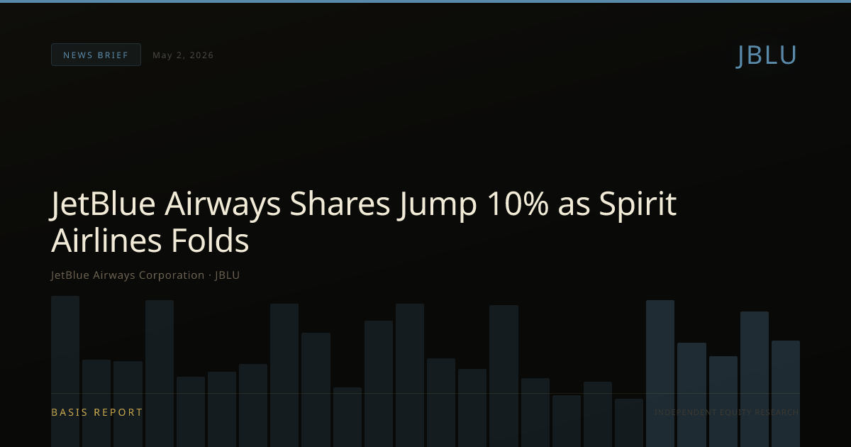 JetBlue Airways Corporation (JBLU) — stock analysis