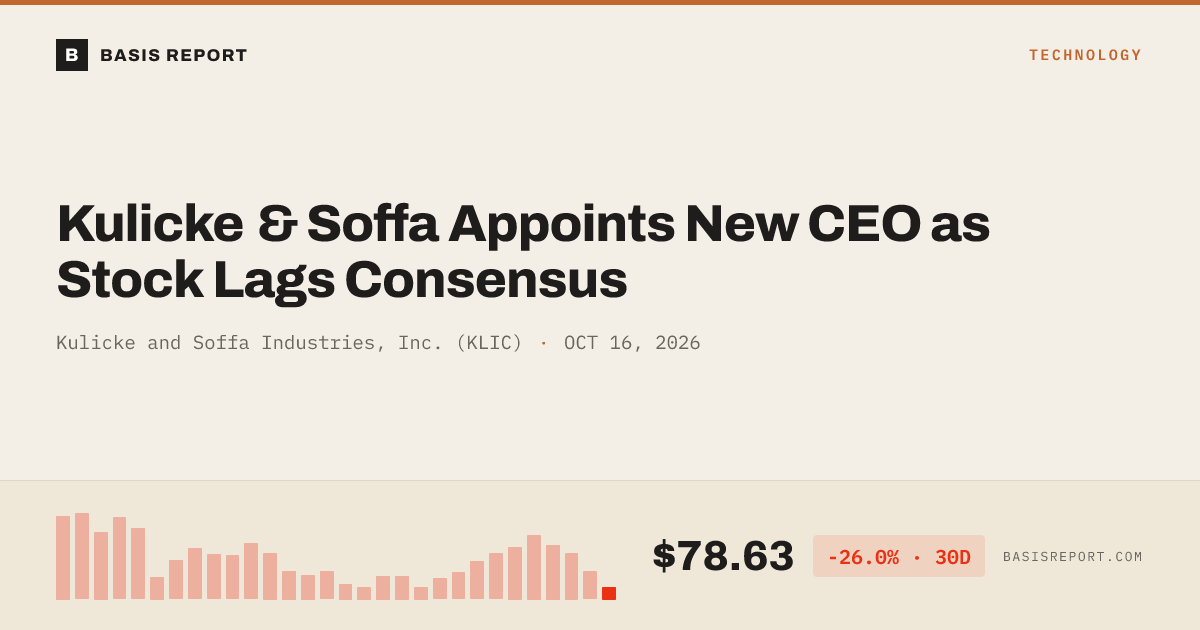 Kulicke and Soffa Industries, Inc. (KLIC) stock analysis