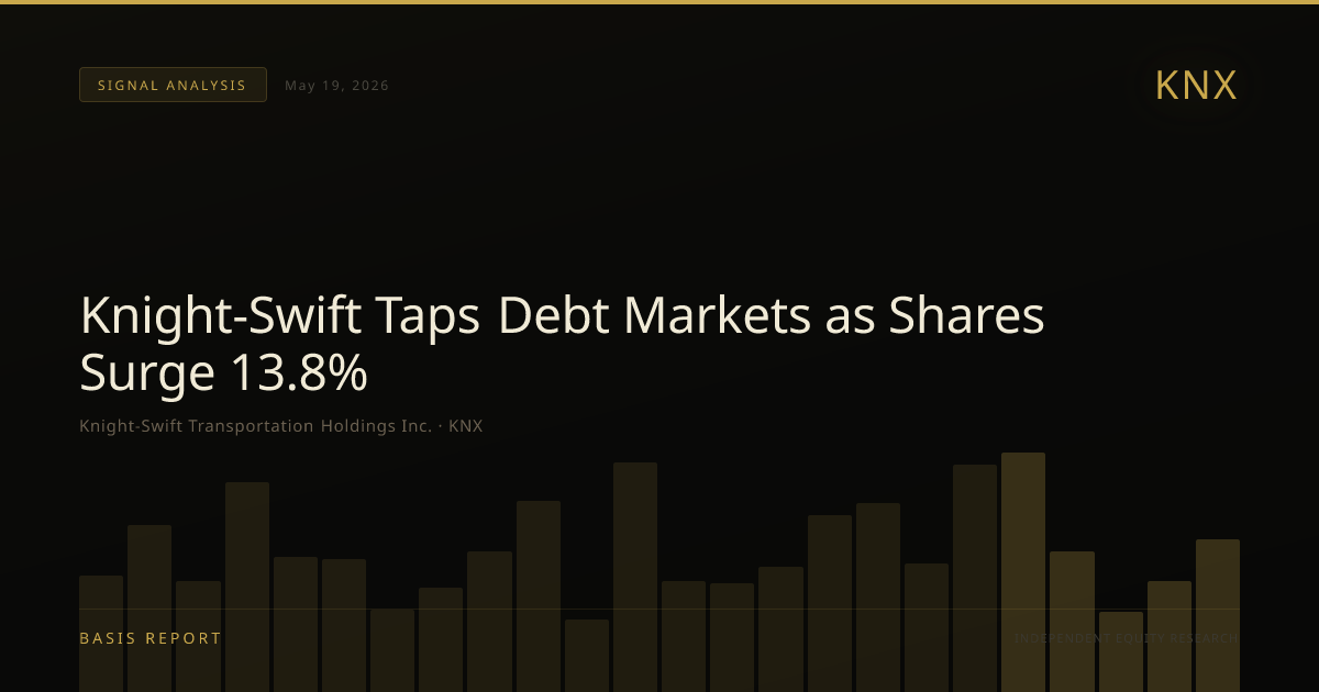 Knight-Swift Transportation Holdings Inc. (KNX) — stock analysis