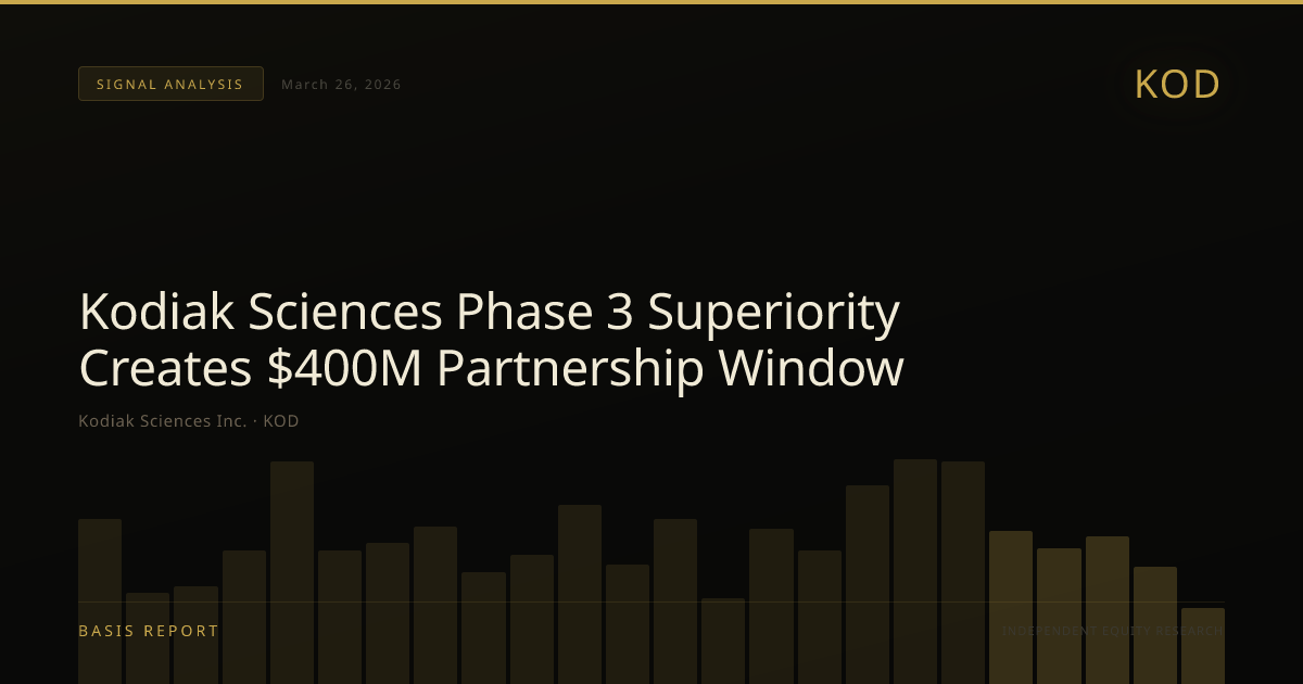Kodiak Sciences Inc. (KOD) — stock analysis