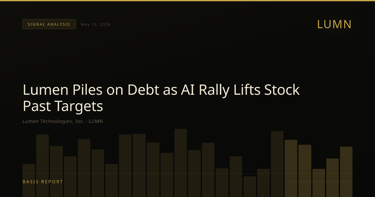 Lumen Technologies, Inc. (LUMN) — stock analysis