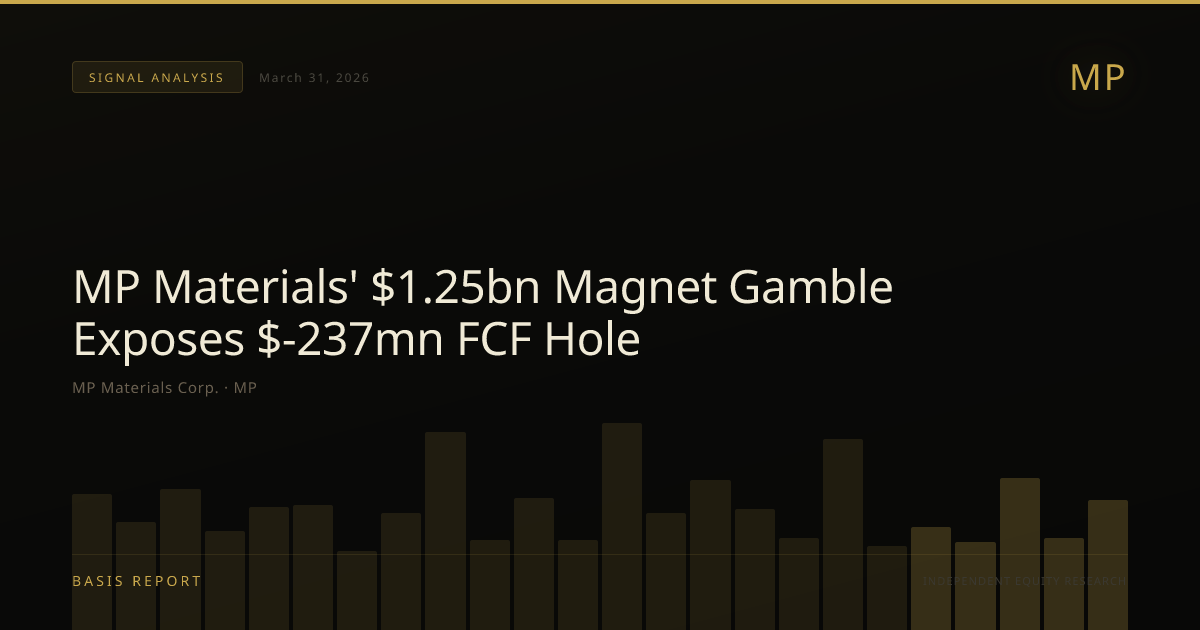 MP Materials Corp. (MP) — stock analysis