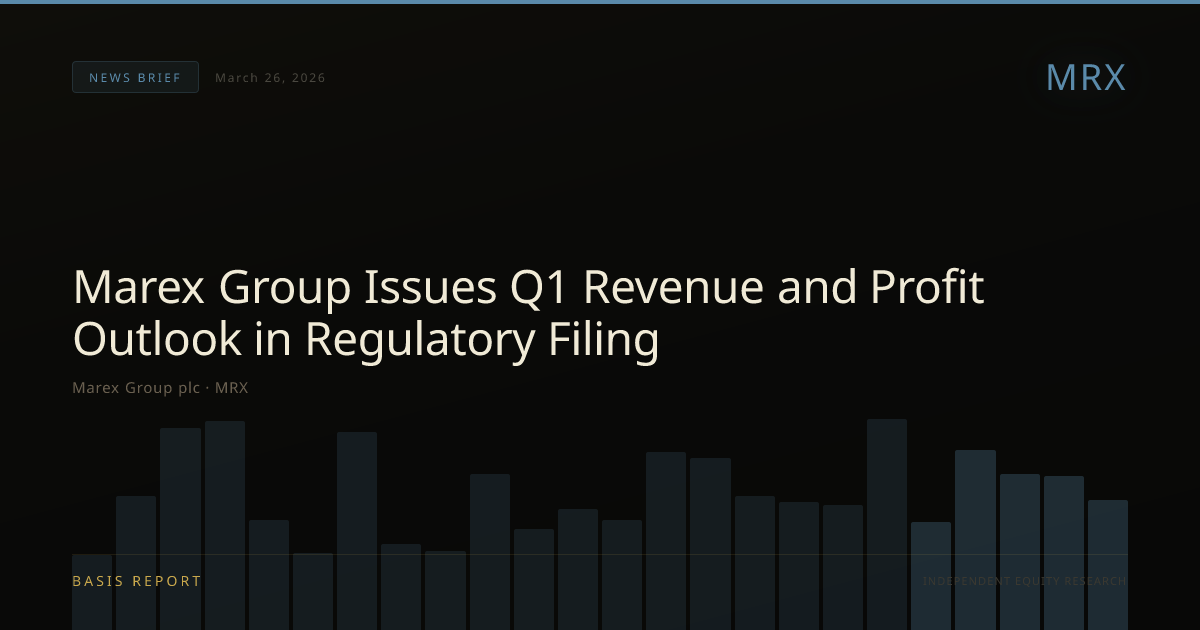 Marex Group plc (MRX) — stock analysis