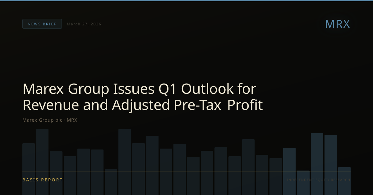 Marex Group plc (MRX) — stock analysis
