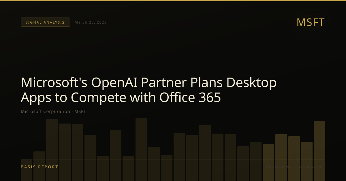 Microsoft Corporation (MSFT) — stock analysis