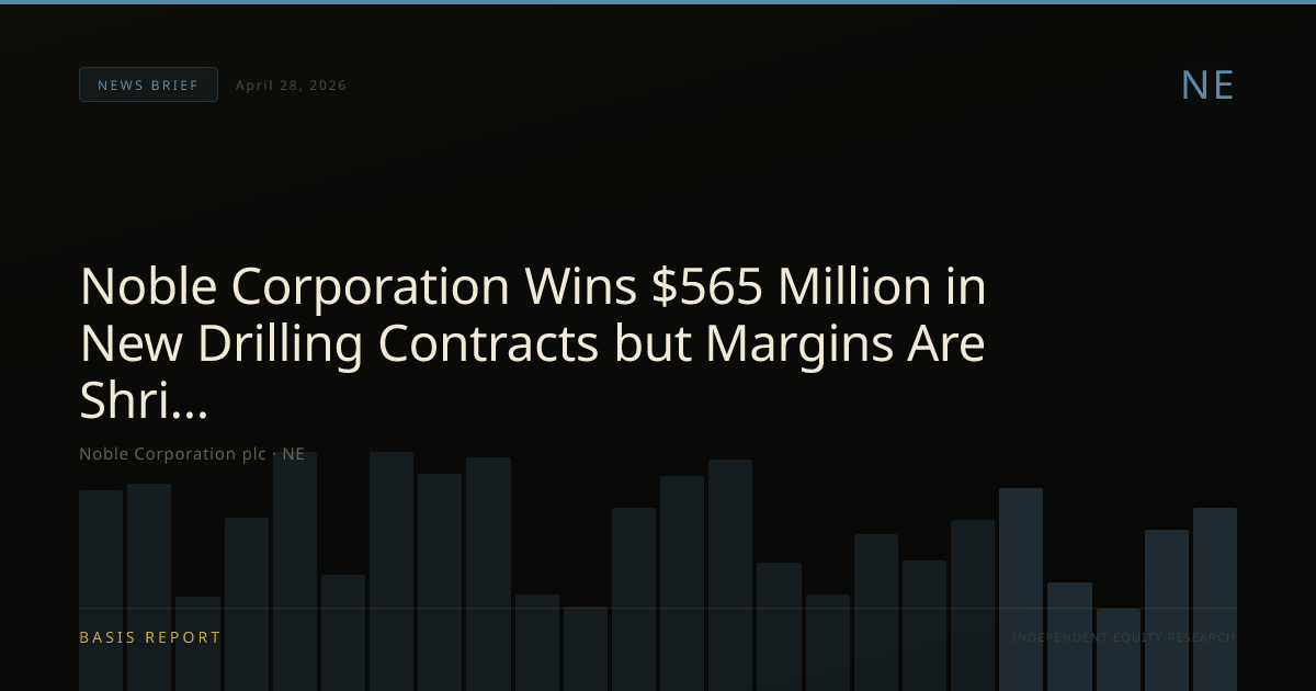 Noble Corporation plc (NE) — stock analysis