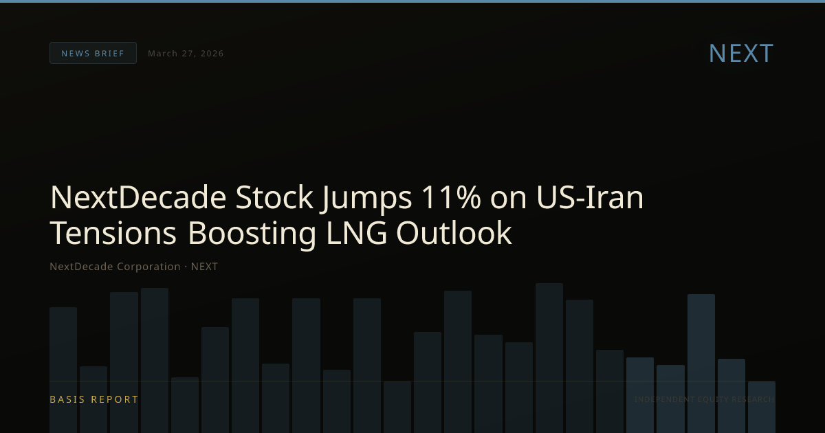 NextDecade Corporation (NEXT) — stock analysis