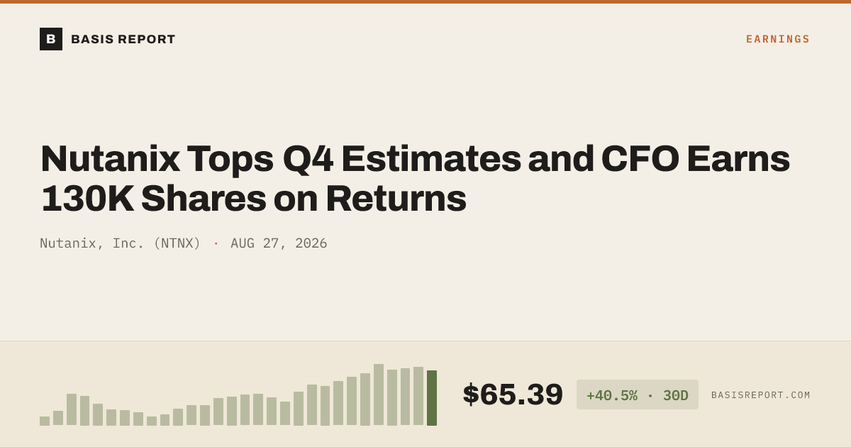 Nutanix, Inc. (NTNX) — stock analysis