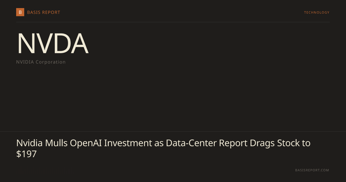 NVIDIA Corporation (NVDA) — stock analysis