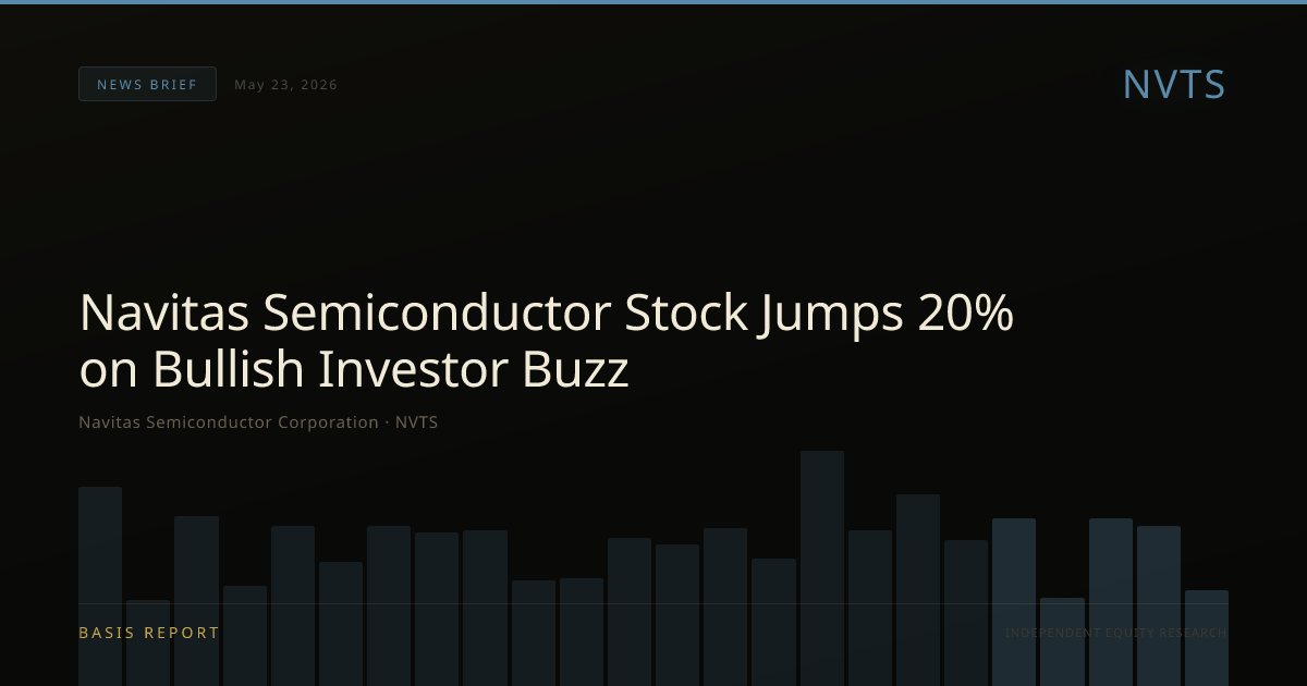 Navitas Semiconductor Corporation (NVTS) — stock analysis