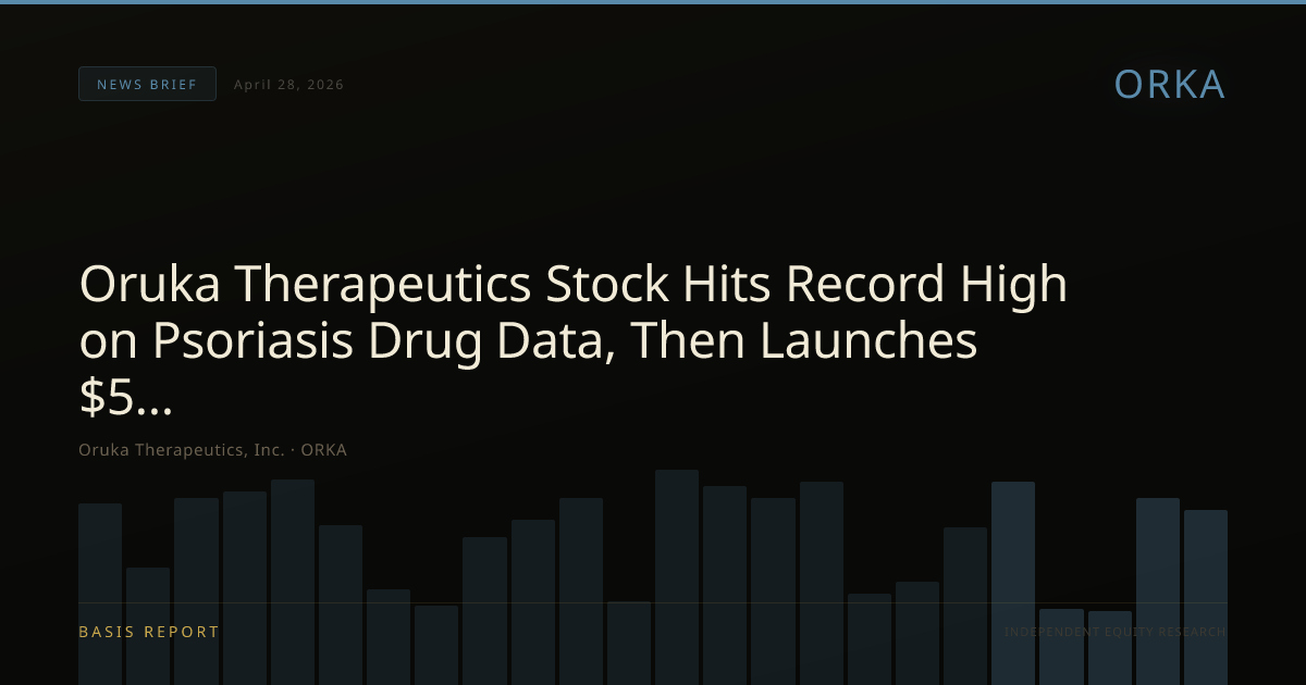 Oruka Therapeutics, Inc. (ORKA) — stock analysis