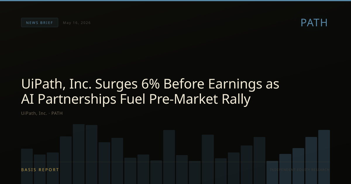 UiPath, Inc. (PATH) — stock analysis