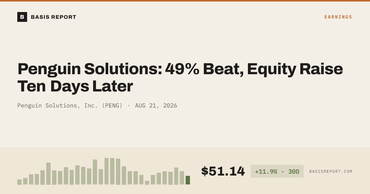 Penguin Solutions, Inc. (PENG) stock analysis