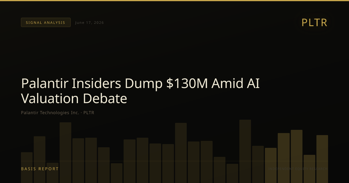 Palantir Technologies Inc. (PLTR) — stock analysis