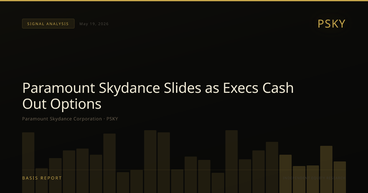 Paramount Skydance Corporation (PSKY) — stock analysis
