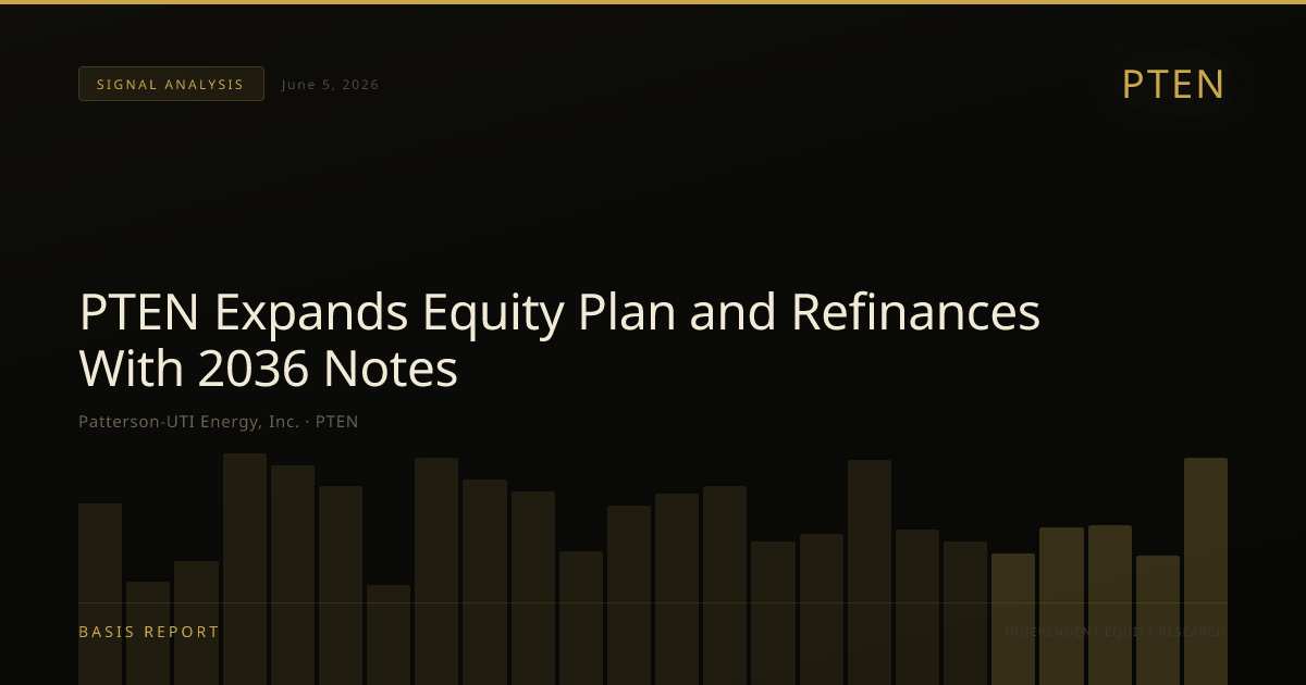 Patterson-UTI Energy, Inc. (PTEN) — stock analysis