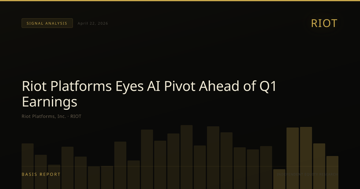 Riot Platforms, Inc. (RIOT) — stock analysis