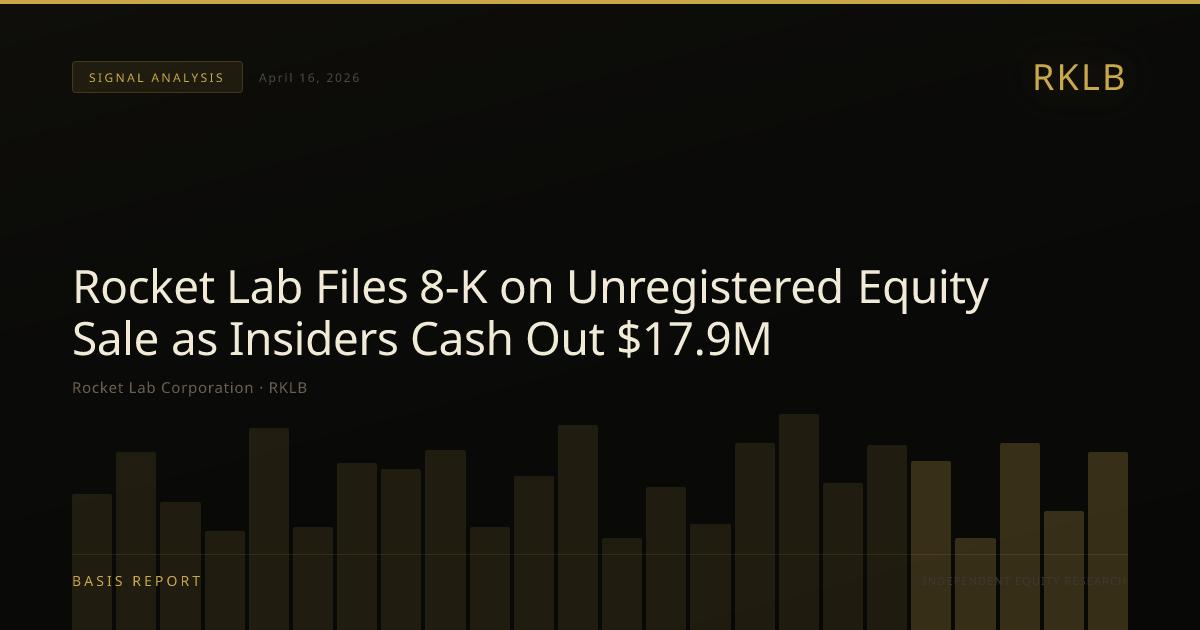 Rocket Lab Corporation (RKLB) — stock analysis