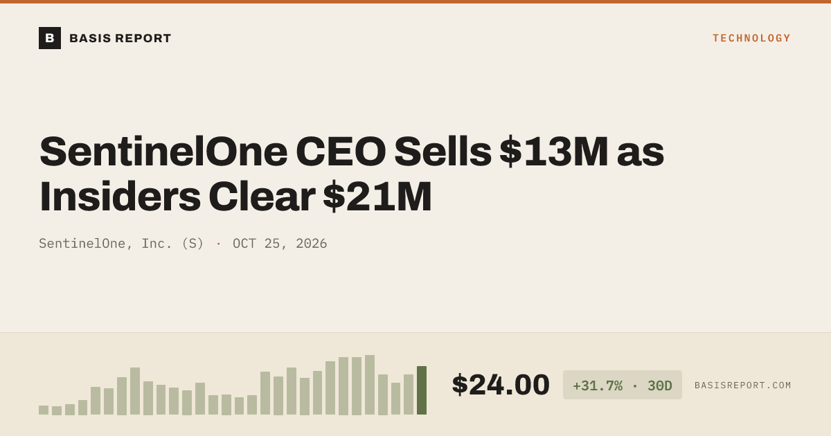 SentinelOne, Inc. (S) stock analysis