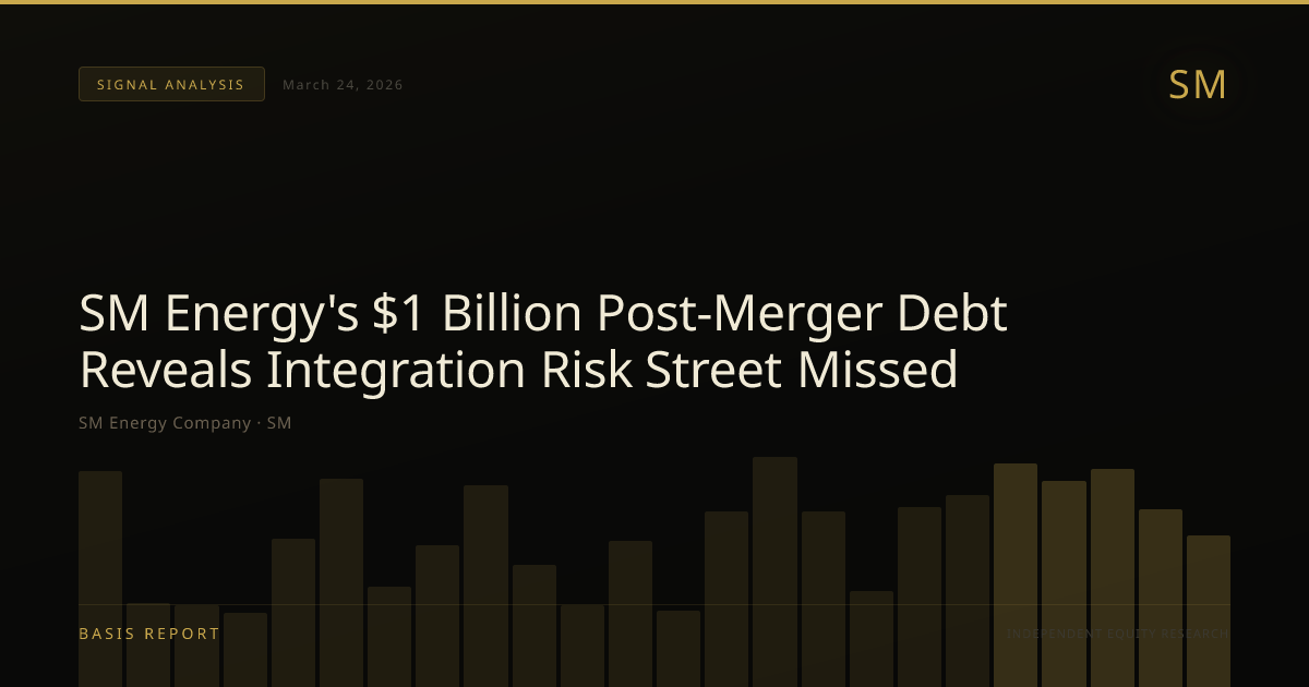 SM Energy Company (SM) — stock analysis