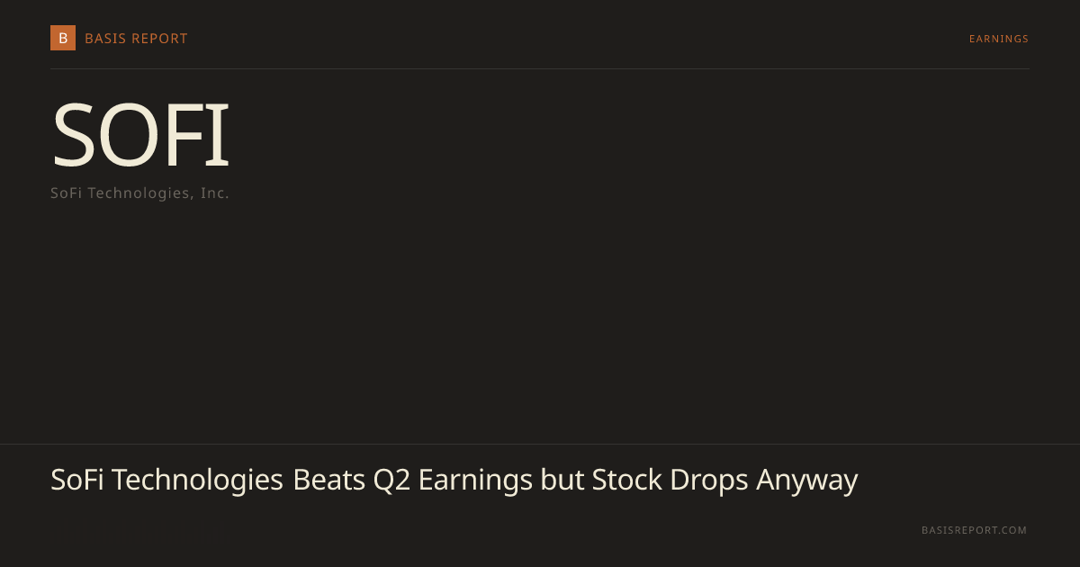 SoFi Technologies, Inc. (SOFI) — stock analysis