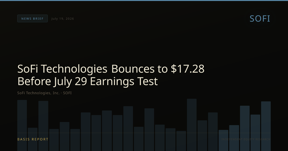 SoFi Technologies, Inc. (SOFI) — stock analysis