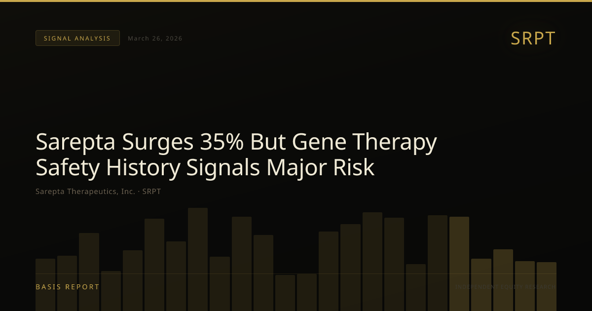 Sarepta Therapeutics, Inc. (SRPT) — stock analysis
