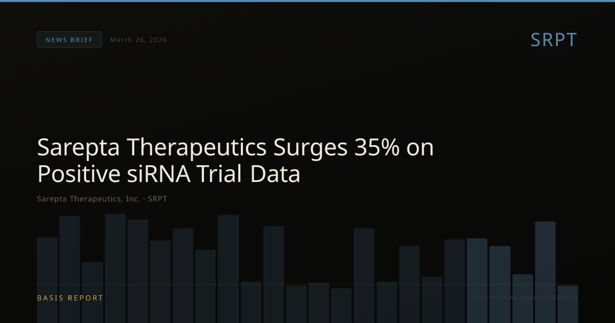Sarepta Therapeutics, Inc. (SRPT) — stock analysis