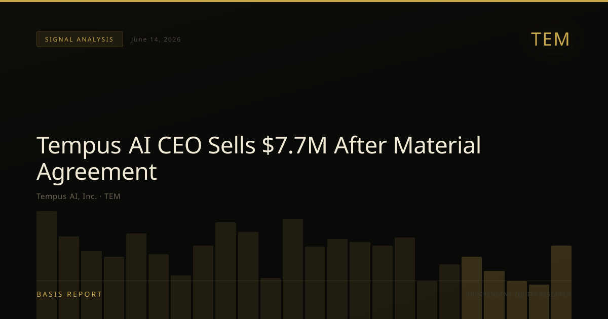Tempus AI, Inc. (TEM) — stock analysis