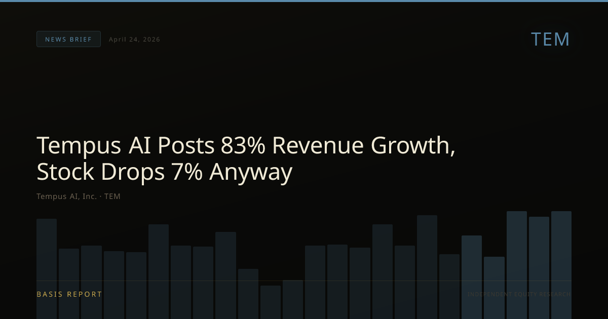 Tempus AI, Inc. (TEM) — stock analysis