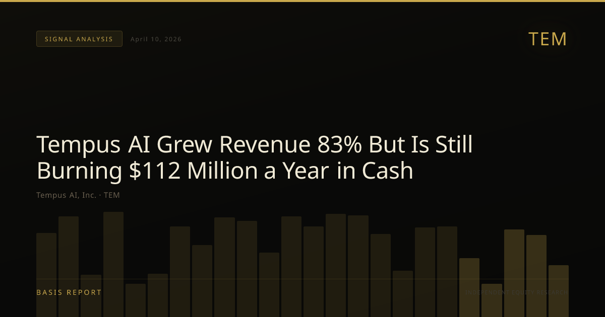 Tempus AI, Inc. (TEM) — stock analysis
