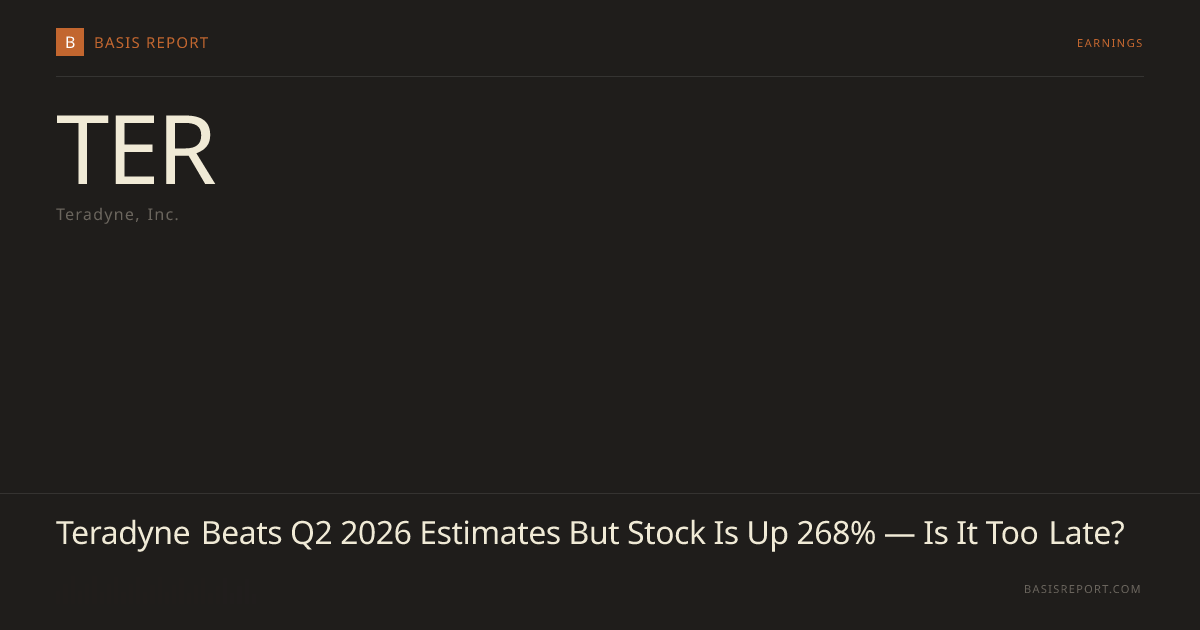 Teradyne, Inc. (TER) — stock analysis